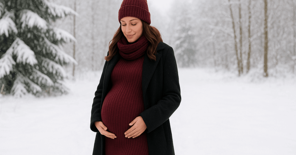 Schwangerschaftsoutfit Winter