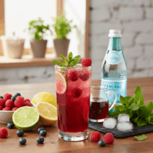 Alkoholfreier Drink für Weihnachten und Silvester