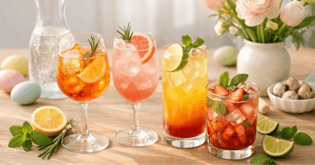 Alkoholfreie Osterdrinks