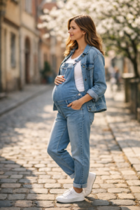 Latzhosen Looks Schwangere