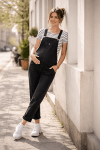 Latzhosen Outfits Schwangere