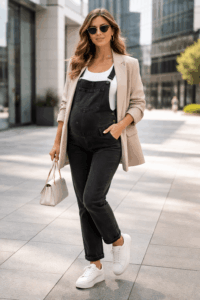 Latzhosen Outfits Schwangere