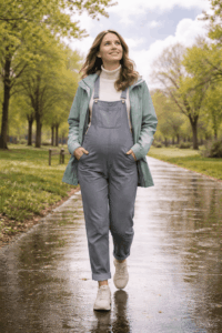 Latzhosen Outfits Schwangere