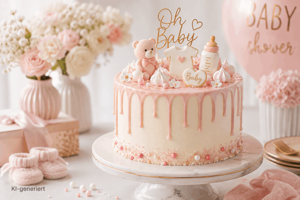 Mini Drip Cake in Pastell